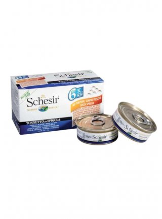 COD.1064135 SCHESIR CAT Multipack TONNO SPIGOLA 6x 50g - in esaurim.