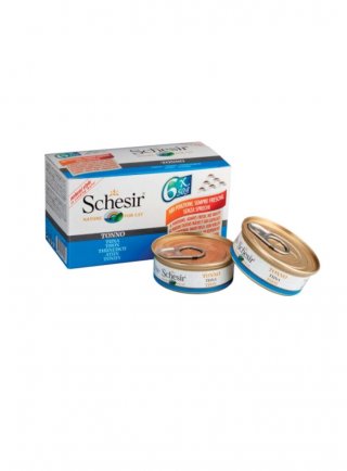 COD.1064138 SCHESIR CAT Multipack NATURALE TONNO 6x 50g