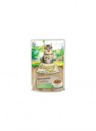 COD.1043004 STUZZYCAT BOCCONCINI VITELLO busta 85g