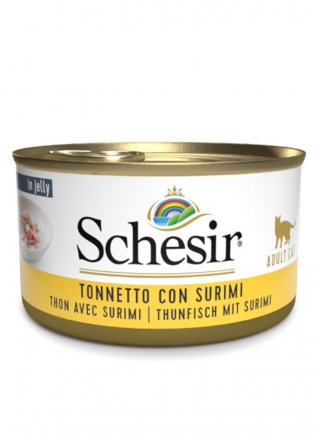 COD.1074011 SCHESIR CAT TONNO SURIMI 85g - in esaurim.