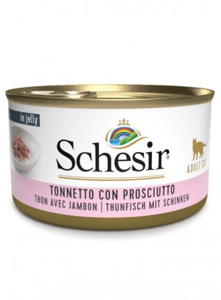 COD.1074015 SCHESIR CAT TONNO PROSCIUTTO 85g - in esaurim.
