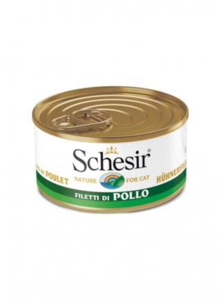 COD.1074040 SCHESIR CAT FILETTI POLLO 85g - in esaurim.