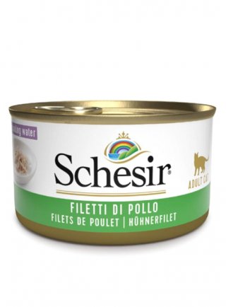 COD.1074061 SCHESIR CAT NATURALE FILETTI POLLO 85g