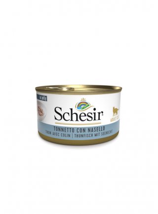 COD.1074019 SCHESIR CAT TONNO NASELLO 85g - in esaurim.