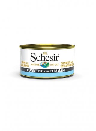 COD.1074271 SCHESIR CAT TONNO CALAMARI 85g - in esaurim.