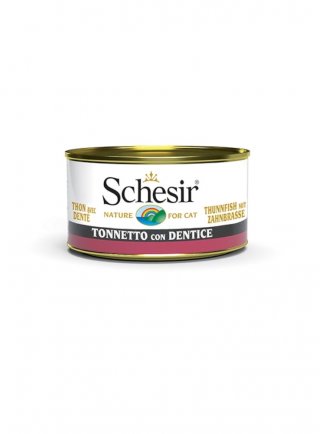COD.1074272 SCHESIR CAT TONNO DENTICE 85g - in esaurim.