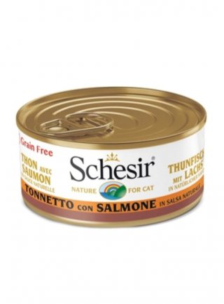 COD.1074561 SCHESIR CAT SALSA TONNO SALMONE 70g