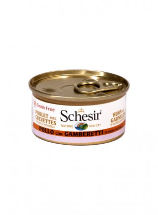 COD.1074567 SCHESIR CAT SALSA POLLO GAMBERETTI 70g