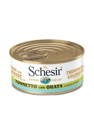 COD.1074521 SCHESIR CAT BRODO TONNO ORATA 70g