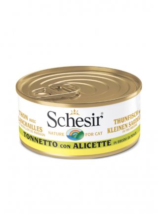 COD.1074522 SCHESIR CAT BRODO TONNO ALICETTE 70g