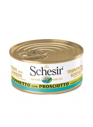 COD.1074526 SCHESIR CAT BRODO TONNO PROSCIUTTO 70g - in esaurim.