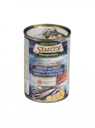 COD. 8025 STUZZYDOG MONOPROTEICO ARINGA PATATE (6x) 400g - in esaurim.