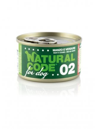 CODE 02 MANZO E VERDURE 90g - DOG