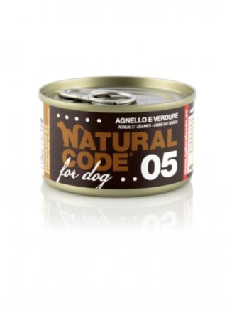 CODE 05 AGNELLO E VERDURE 90g - DOG