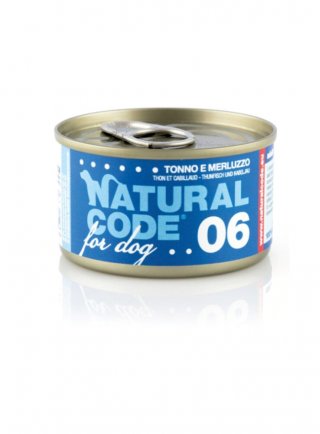 CODE 06 TONNO E MERLUZZO 90g - DOG