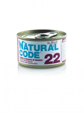 CODE 22 TONNO E FEGATO DI MANZO Jelly 85g lattina - CAT