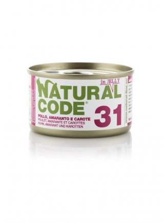 CODE 31 POLLO, AMARANTO E CAROTE Jelly 85g lattina - CAT