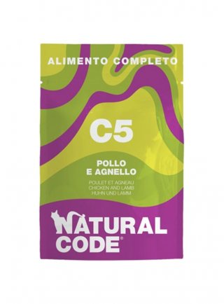 CODE C5 POLLO E AGNELLO completo busta 70g - CAT