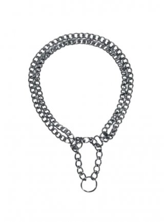 COLLARE SEMISTRANGOLO due file 60cm/2.5mm
