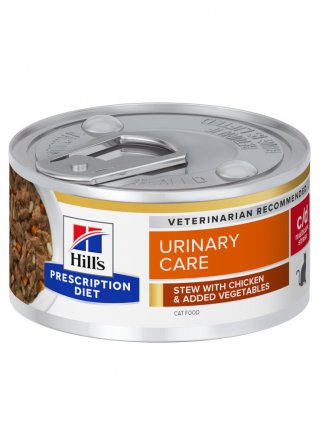 Pd Feline C/D Stress Chicken&Veg Stew 82g Cs (603876 - 605629)