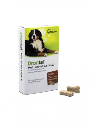 DRONTAL MULTI AROMA CARNE XL 8cpr