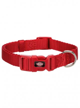 PREMIUM COLLARE c/PORTA INDIRIZZO,M:35-40cm/20mm,ROSSO