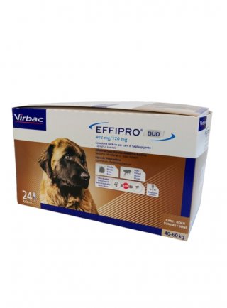 EFFIPRO DUO CANE Tg.XL 4,02ml (40-60kg) 24pip