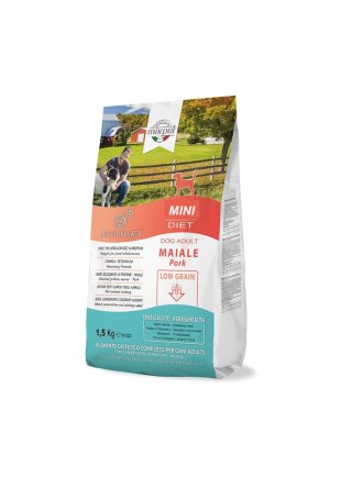 Equilibria DOG Mini Maiale 100% Low Grain 1,5Kg