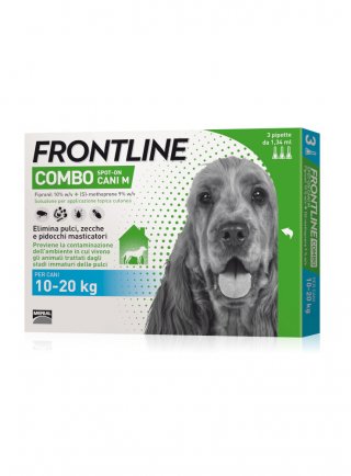 FRONTLINE COMBO Spot-On Cani Medi 10-20Kg 3pip 1,34 ml