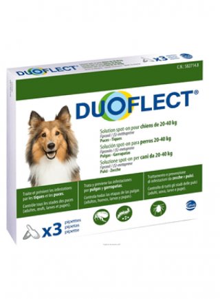 DUOFLECT sol spot-on Cani 20-40 kg 3pip