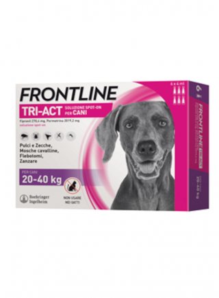 FRONTLINE TRI-ACT Spot-on Cani Grandi Tg.L 20-40Kg 6pip
