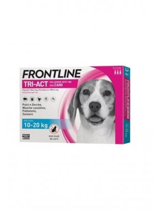 FRONTLINE TRI-ACT Spot-on Cani Medi Tg.M 10-20Kg 3pip