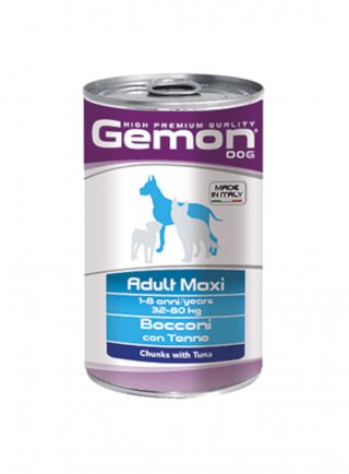 Gemon Adult Maxi bocconi tonno1250g - cane