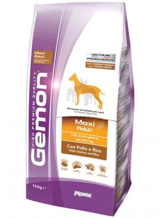 Gemon Adult Maxi con pollo e riso 15Kg - cane