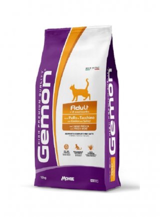 Gemon Adult Pollo e Tacchino 10Kg - gatto