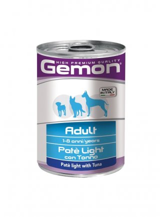 Gemon patè Light con tonno 400g - cane