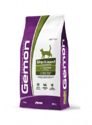 Gemon Sterilized Tacchino 10Kg - gatto