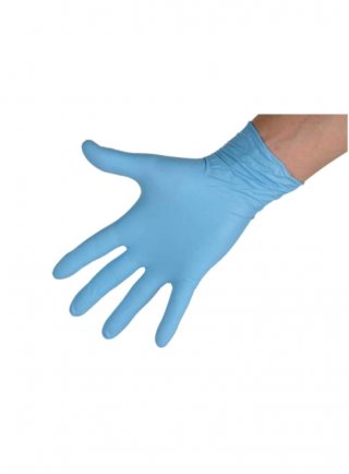 GUANTI NITRILE senza talco BLUE 30cm Tg. XL / 9-10 100pz