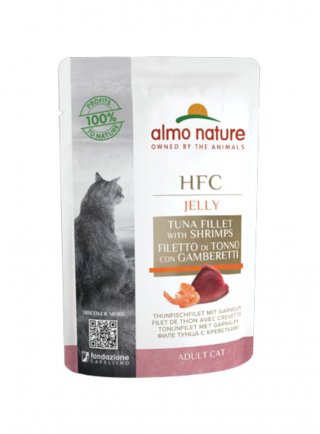 HFC CAT Jelly - con Tonno e Gamberetti 55 g (5045)