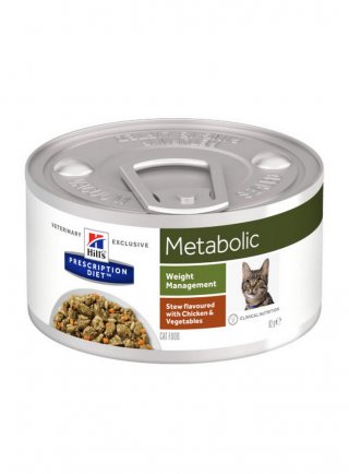 Pd Feline Metabolic Chicken&Veg Stew 82G Cs (603882 - 605636)