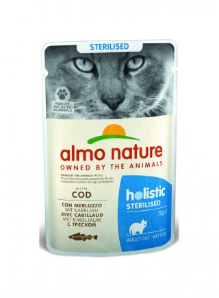 HOLISTIC DAILY FUNCTIONAL CAT Sterilised con Merluzzo 70g (5290)