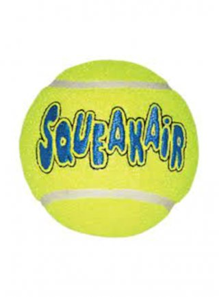 KONG Large Air Squeaker Tennis Ball 8cm