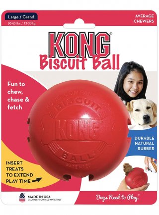 KONG Large Biscuit Ball porta snack 9,5cm - IN ESAURIM.