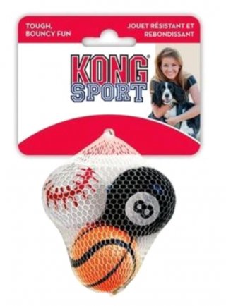 KONG Small Sports Ball (3 pack) 5cm