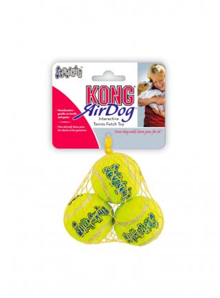 KONG Small Squeaker Tennis Ball (3 pack) 5cm