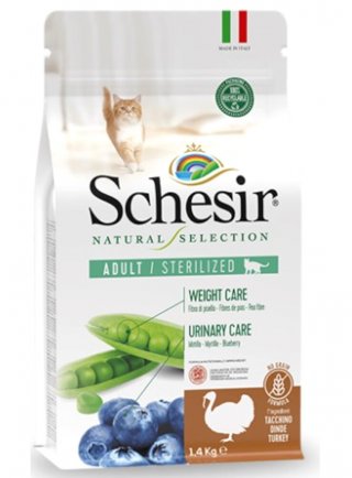 Schesir Cat Natural Selection Sterilised Tacchino