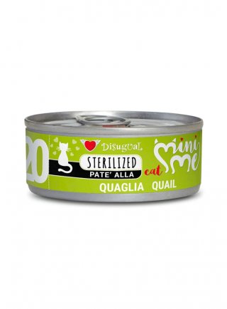 MINI-ME 20 STERILIZED Disugual QUAGLIA patè 85g - GATTO