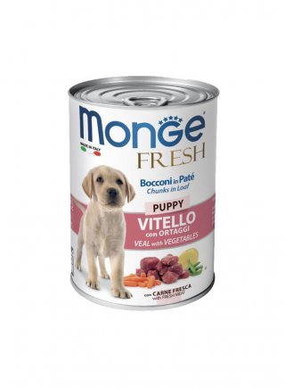 Monge Fresh PUPPY Vitello con ortaggi 400g - cane