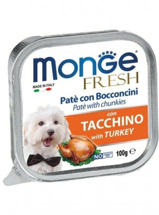 Monge Fresh tacchino 100g vaschetta - cane