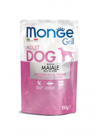 Monge GRILL Maiale 100g bustina - cane